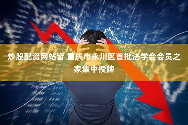 炒股配资网站皆 重庆市永川区首批法学会会员之家集中授牌